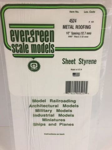Evergreen 4524 .40" x .500" Standing Seam Roofing