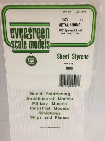 Evergreen 4527  .060" Metal siding