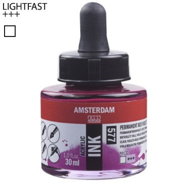 Amsterdam Acrylic Ink # 577 Permanent Red Violet Light