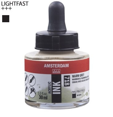 Amsterdam Acrylic Ink # 718 Warm Grey