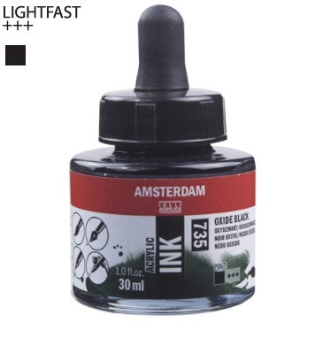 Amsterdam Acrylic Ink # 735 Oxide Black