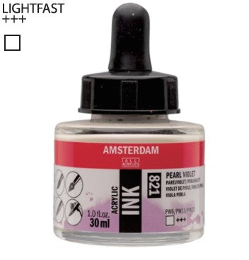 Amsterdam Acrylic Ink # 821 Pearl Violet