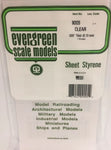 Evergreen 9005  .005" Clear Sheet (3pcs)