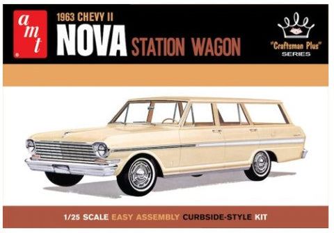 AMT 1963 Chevy ll Nova Station Wagon "Craftsman Plus Series"