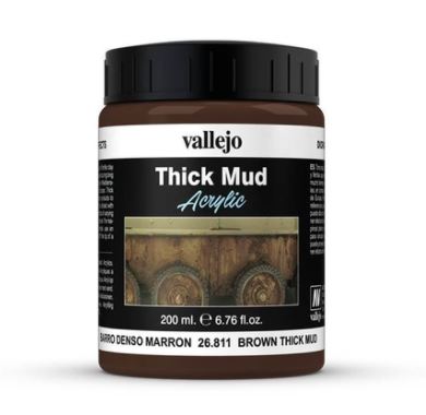 Vallejo 26811 Diorama Effects - Brown Thick Mud