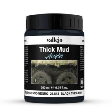 Vallejo 26812 Diorama Effects - Black Thick Mud