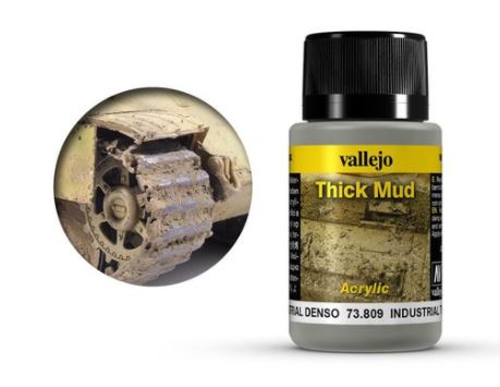 Vallejo 73809 Weathering Effects: Industrial Thick Mud