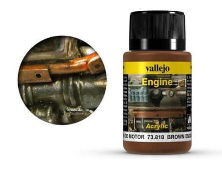 Vallejo 73818 Weathering Effects: Brown Engine Soot