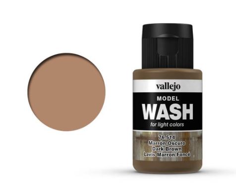 Vallejo 76514 Model Wash - Dark Brown