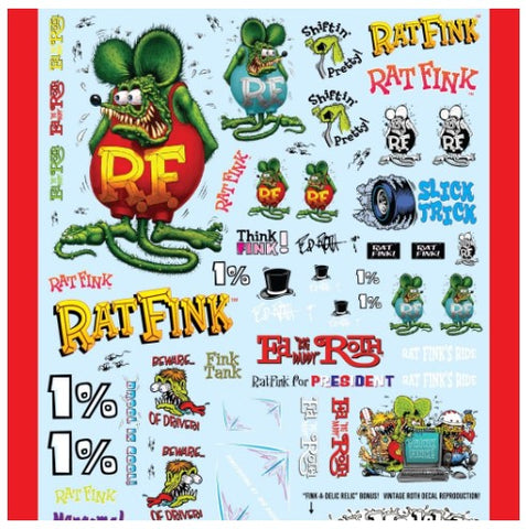 AMT Rat Fink Decal Set