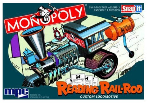 MPC Monopoly Reading Rail Rod Custom Locomotive