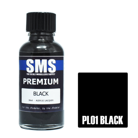SMS Premium Lacquer - PL01 Black