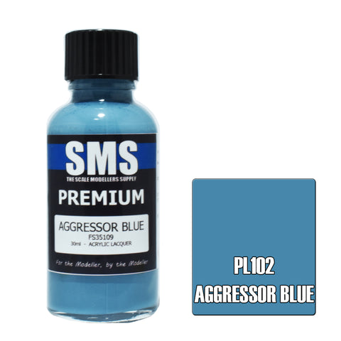 SMS Premium Lacquer - PL102 Aggressor Blue