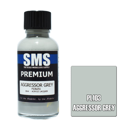 SMS Premium Lacquer - PL103 Aggressor Grey