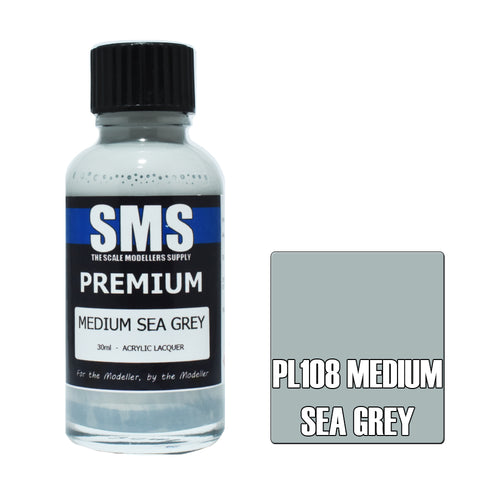 SMS Premium Lacquer - PL108 Medium Sea Grey
