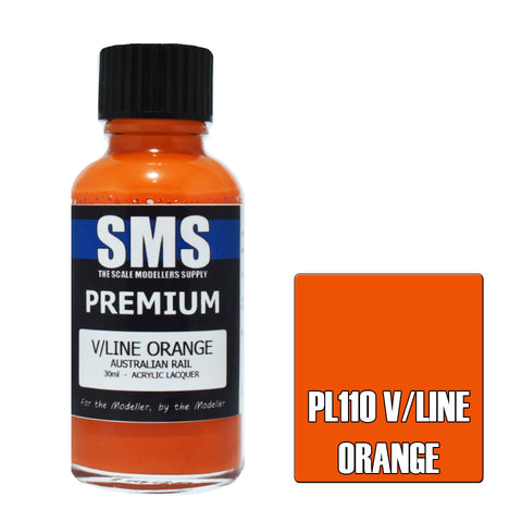 SMS Premium Lacquer - PL110 V/Line Orange