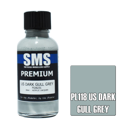 SMS Premium Lacquer - PL118 US Dark Gull Grey