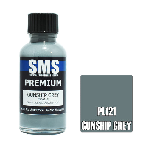 SMS Premium Lacquer - PL121 Gunship Grey