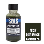 SMS Premium Lacquer - PL136 Deep Bronze Green