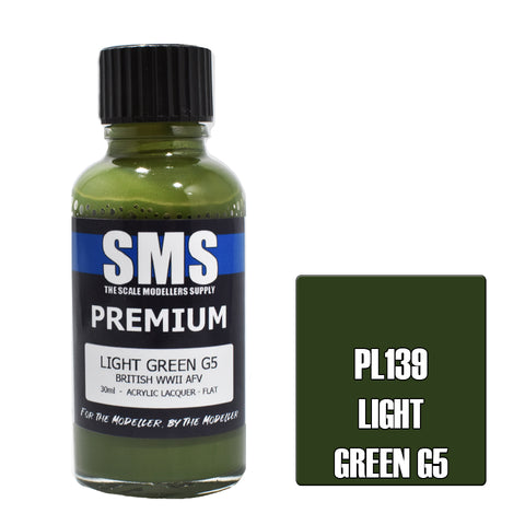 SMS Premium Lacquer - PL139 Light Green G5