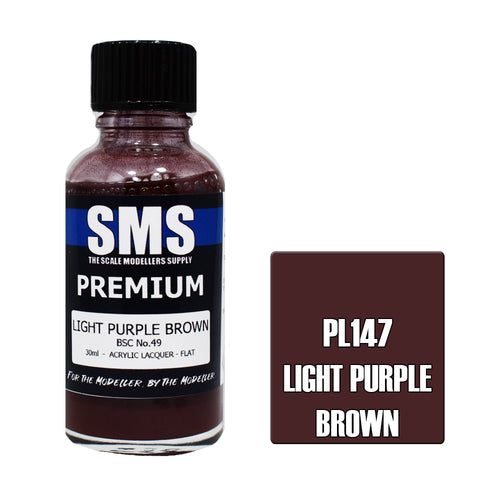 SMS Premium Lacquer - PL147 Light Purple Brown