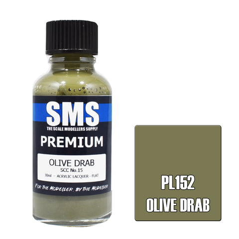 SMS Premium Lacquer - PL152 Olive Drab No.15