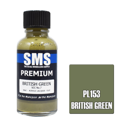 SMS Premium Lacquer - PL153 British Green SCC No.7