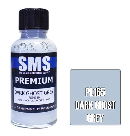 SMS Premium Lacquer - PL165 Dark Ghost Grey