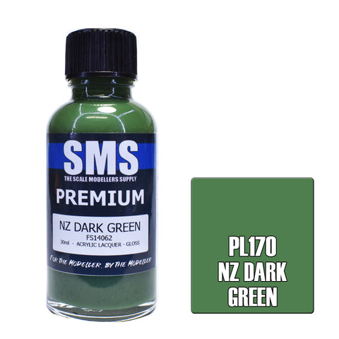 SMS Premium Lacquer - PL170 NZ Dark Green