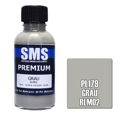 SMS Premium Lacquer - PL179 Grau RLM02