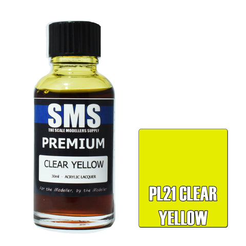 SMS Premium Lacquer - PL21 Clear Yellow