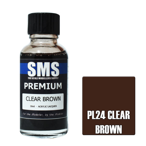 SMS Premium Lacquer - PL24 Clear Brown