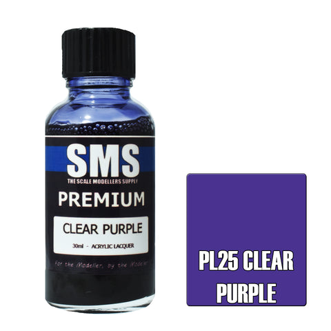 SMS Premium Lacquer - PL25 Clear Purple