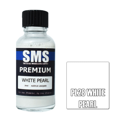 SMS Premium Lacquer - PL28 White Pearl