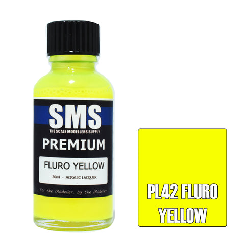 SMS Premium Lacquer - PL42 Fluro Yellow