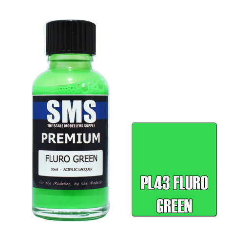 SMS Premium Lacquer - PL43 Fluro Green