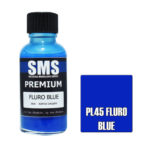 SMS Premium Lacquer - PL45 Fluro Blue