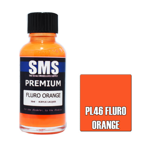SMS Premium Lacquer - PL46 Fluro Orange