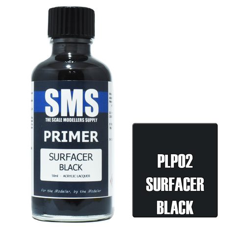 SMS Primer - PLP02 Surfacer Black
