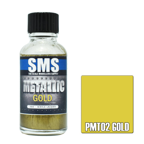 SMS Premium Metallic Lacquer - PMT02 Gold