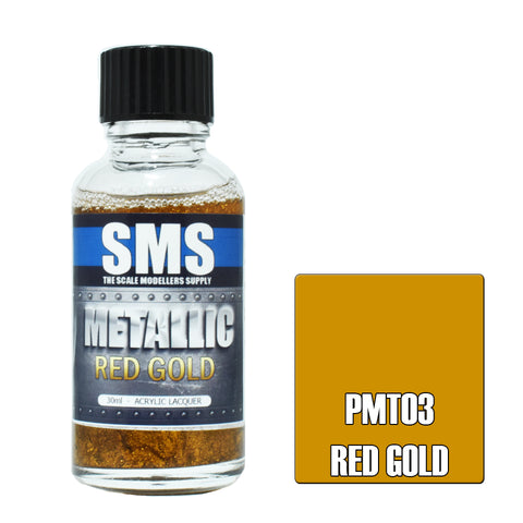 SMS Premium Metallic Lacquer - PMT03 Red Gold