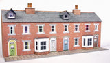 Metcalfe PN174 Red Brick Low Relief Terrace House Fronts