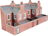 Metcalfe PN176 Red Brick Low Relief Terrace House Backs