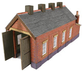 Metcalfe PN931 Red Brick Single Track Engine Shed