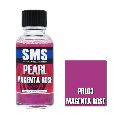 SMS Pearl Lacquer - PRL03 Magenta Rose
