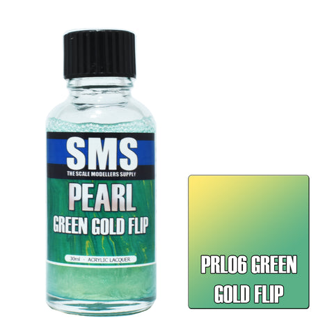 SMS Pearl Lacquer - PRL06 Green Gold Flip