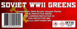 SMS Soviet WWII Greens Colour Set