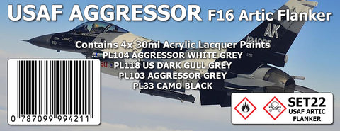 SMS USAF Artic Flanker Colour Set