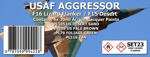 SMS USAF Lizard Flanker Color Set