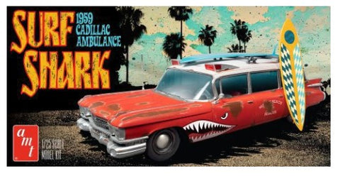 AMT Surf Shark 1959 Cadillac Ambulance